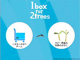 1 box for 2 trees app
